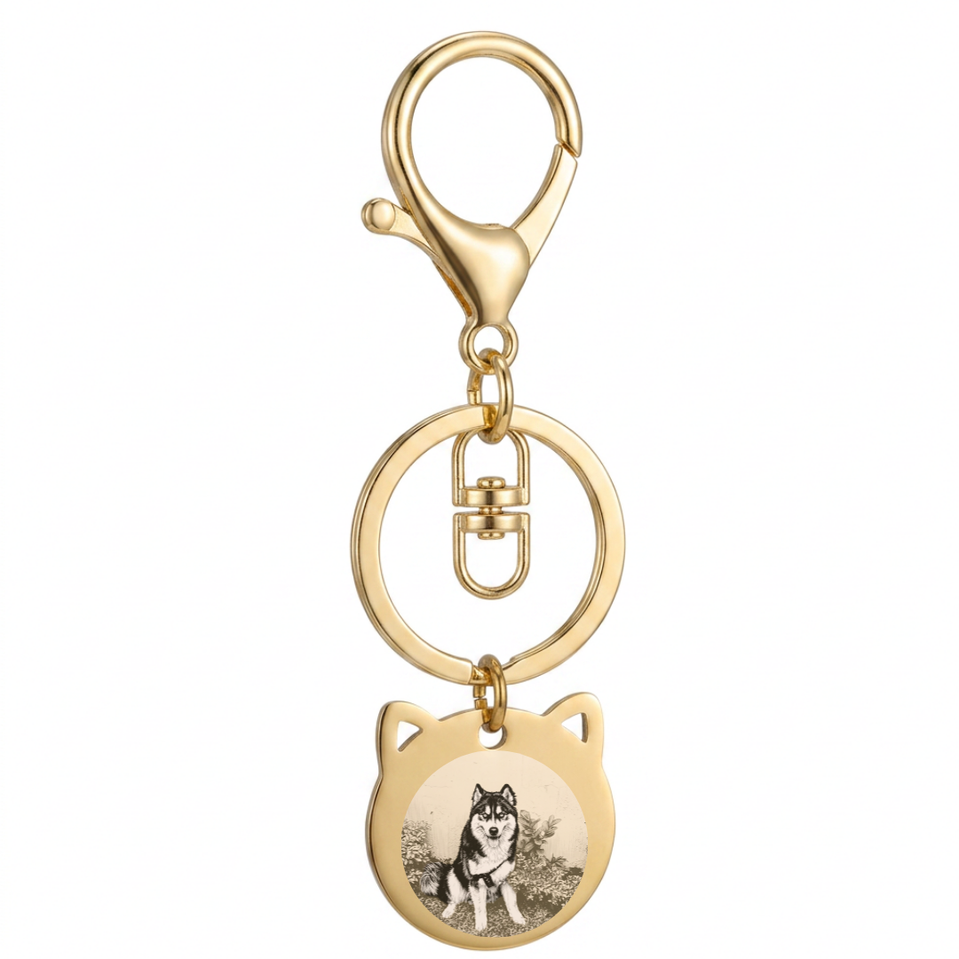 Paw Memory Keychain