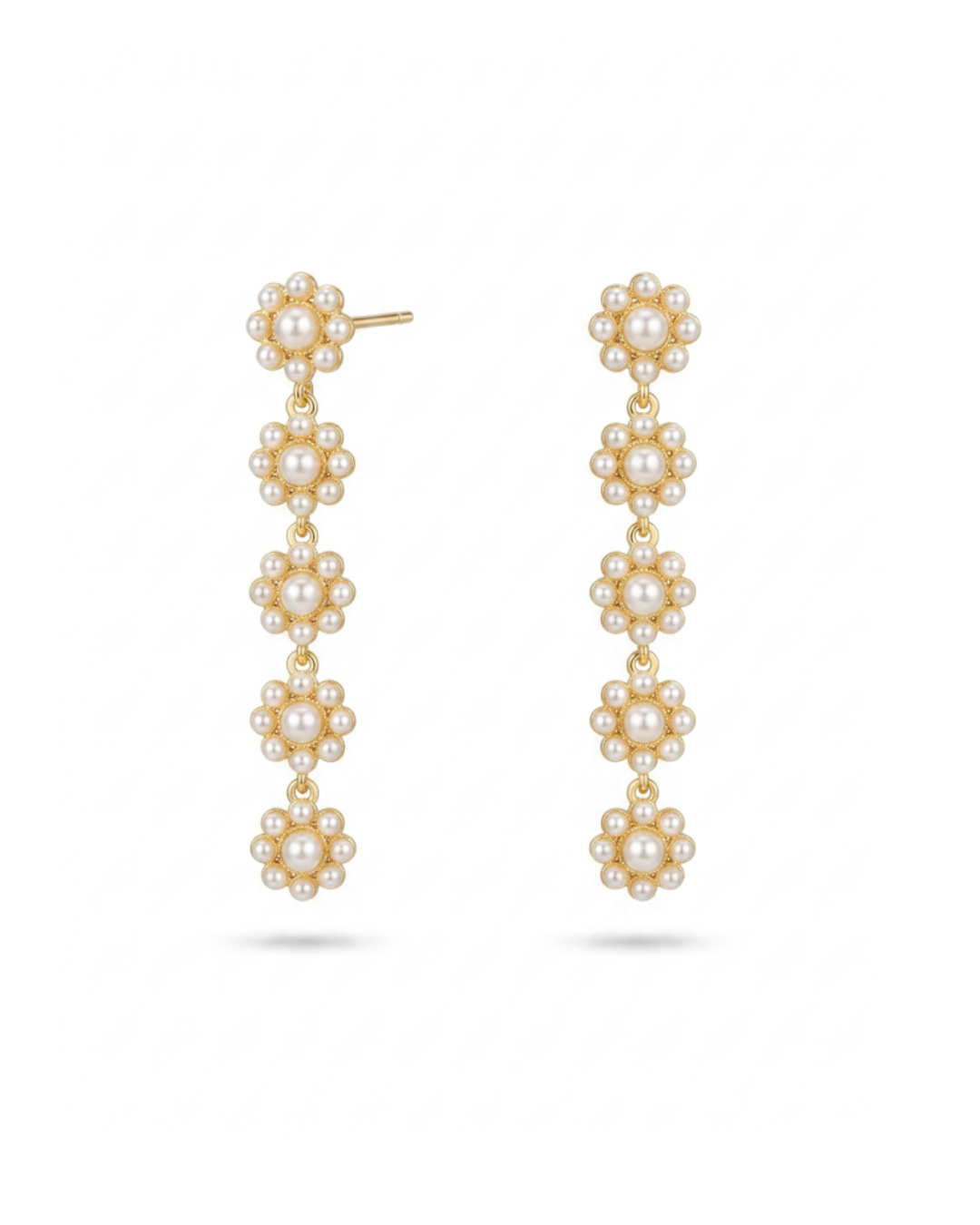 Five Flowers Earrings