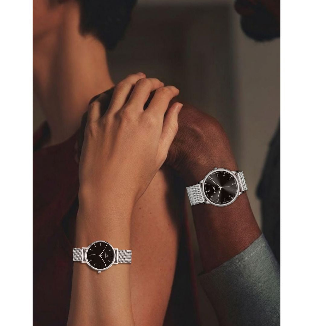 Combo para parejas (plateado)