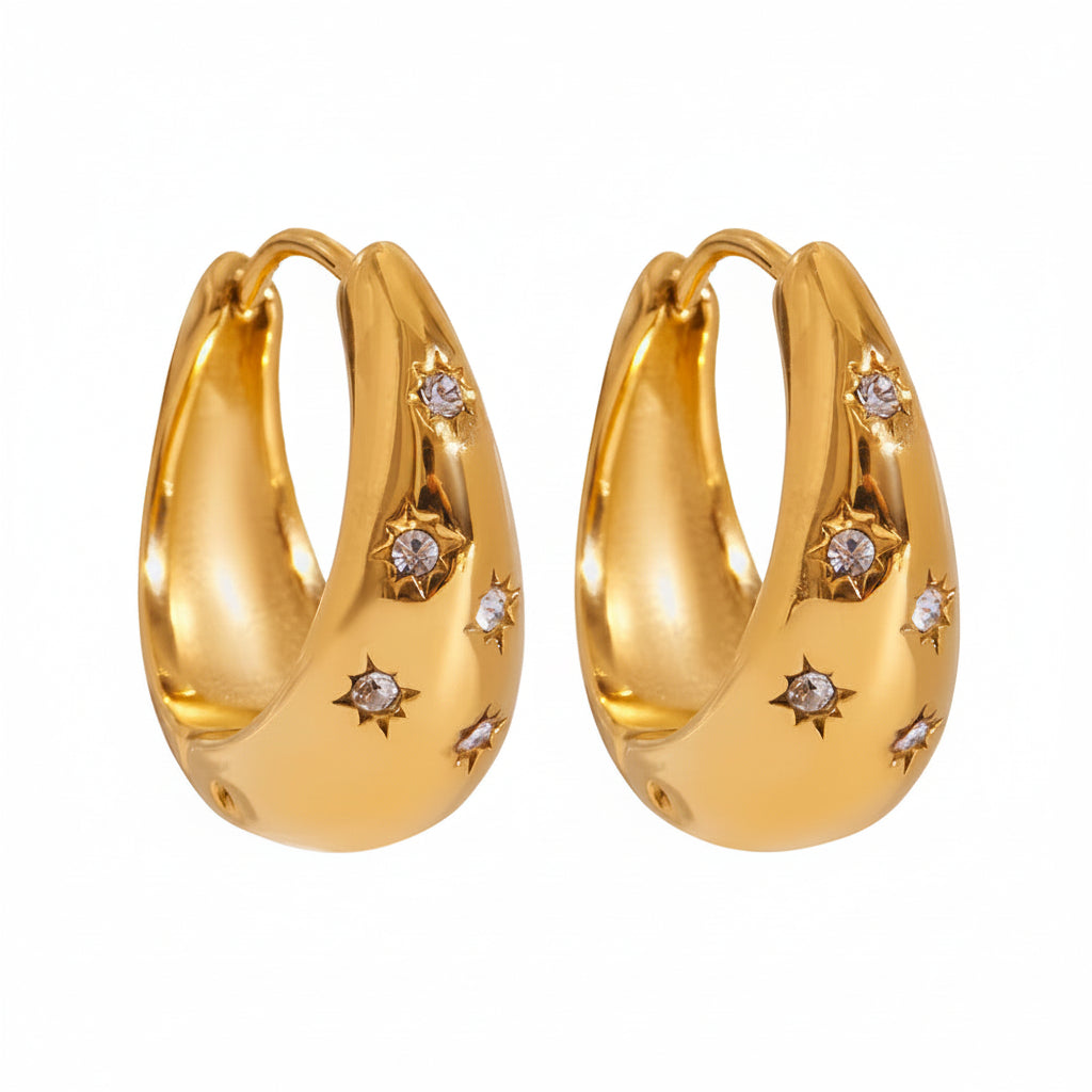 Fulgor de Letras Earrings
