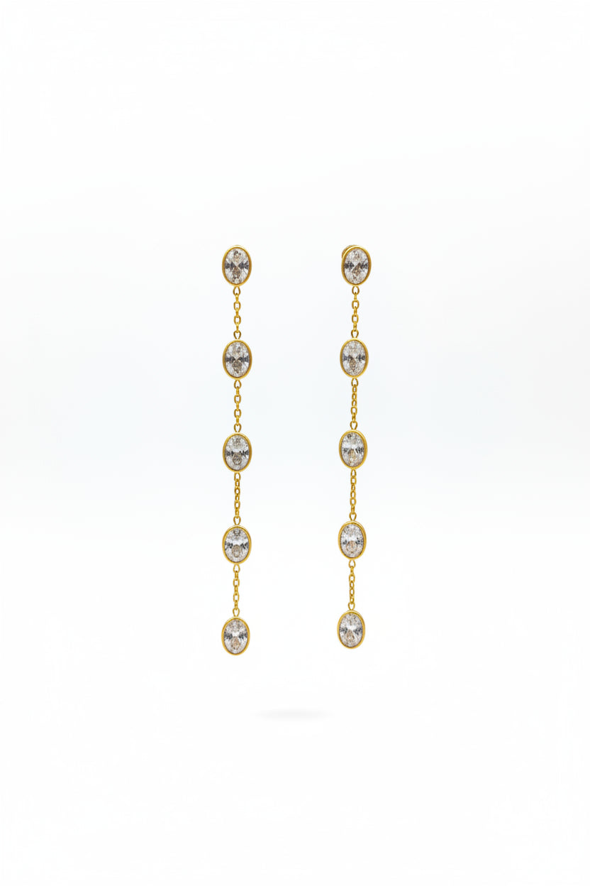 The Oval Link Earrings