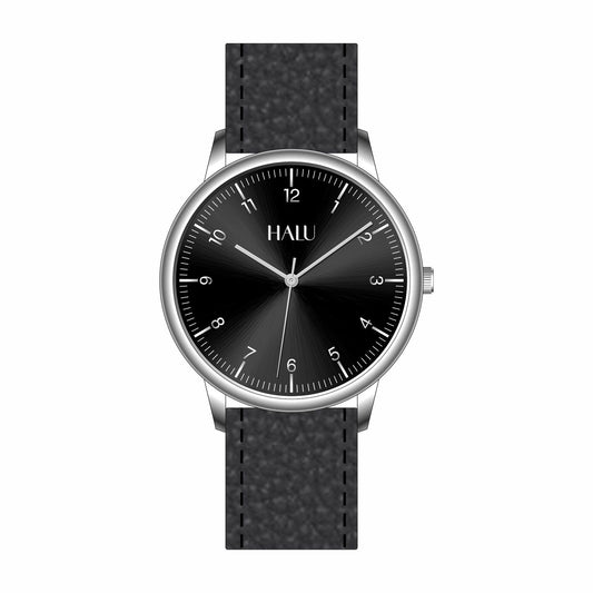 Halu Men Watch Plateado