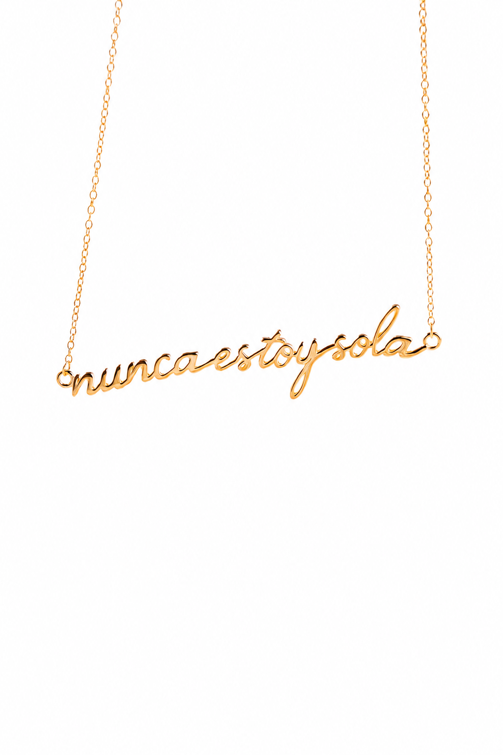Nunca estoy sola necklace
