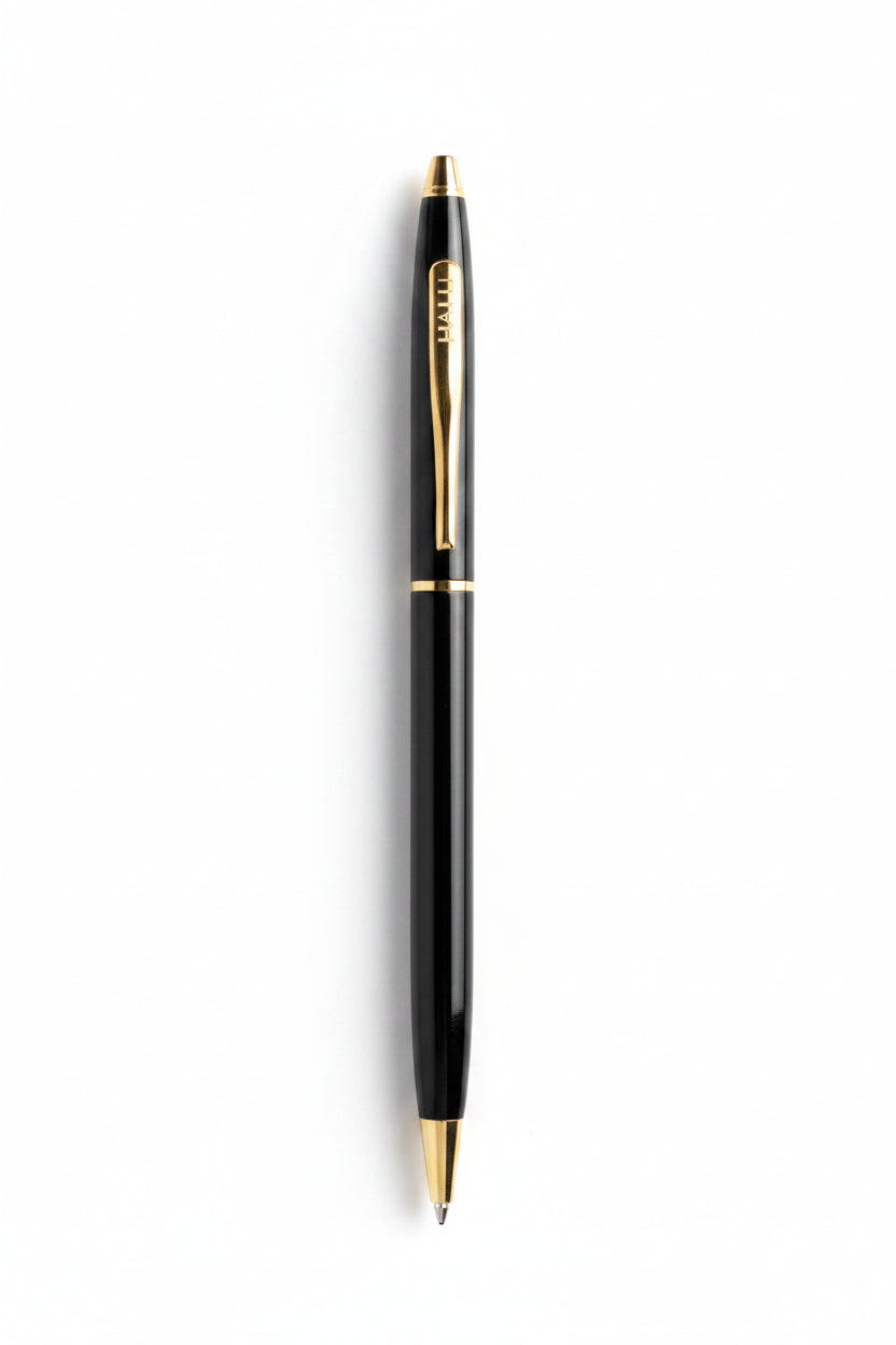 Bolígrafo Negro y Dorado