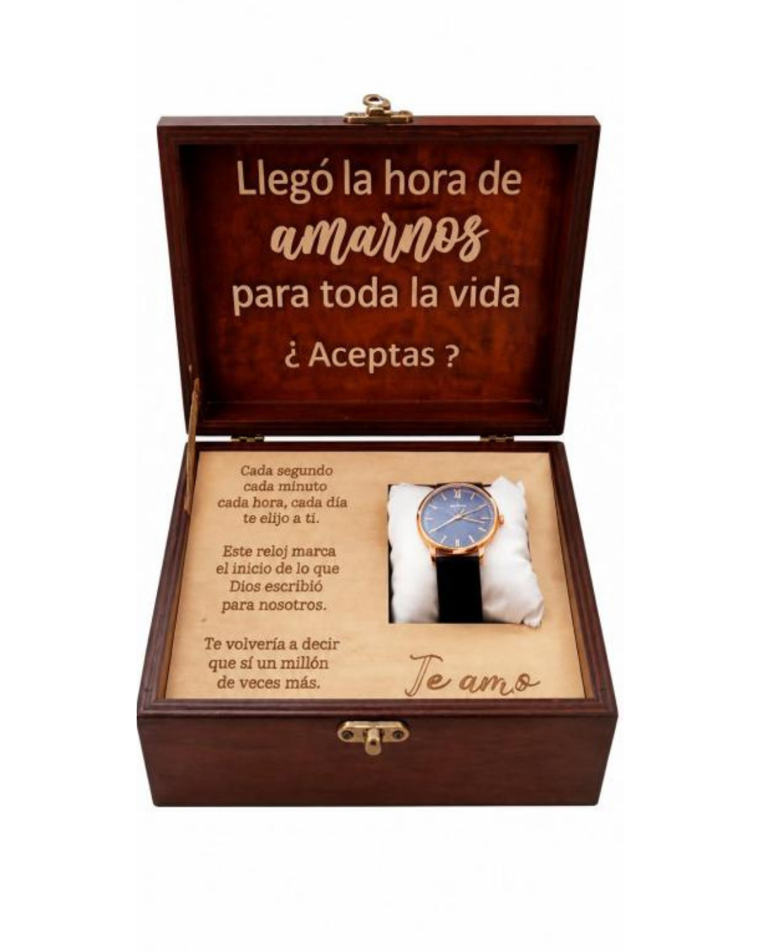 Combo Reloj + Caja Personalizada