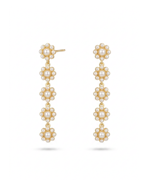 Five Flowers Earrings