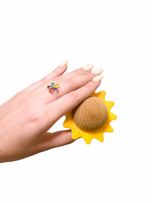 Anillo Girasol y Caja