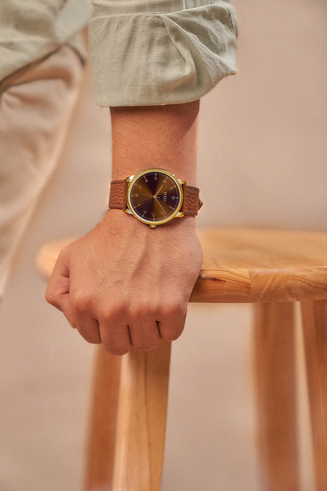 Mocha Men Watch - Cuero