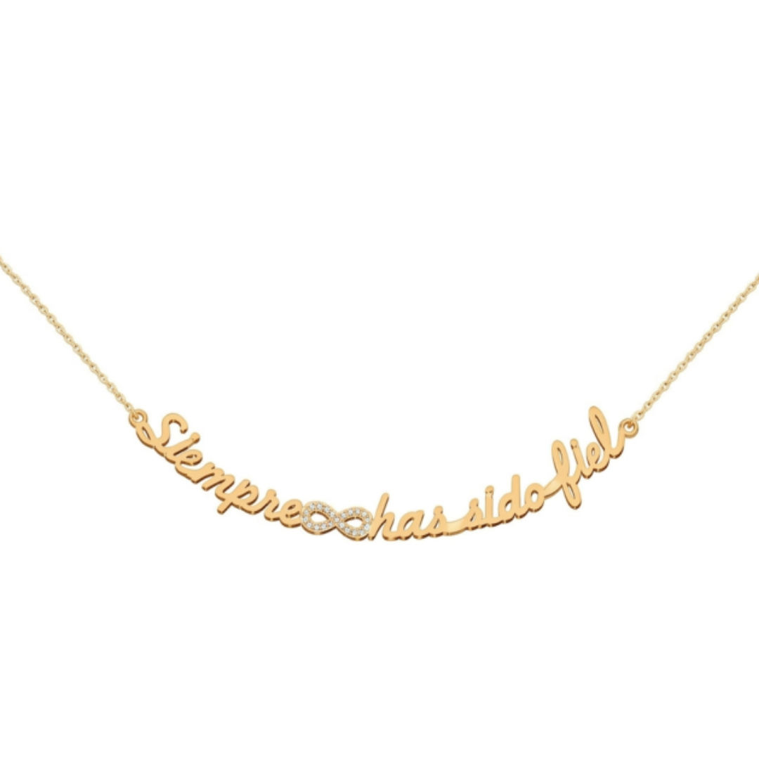 Siempre has sido fiel necklace