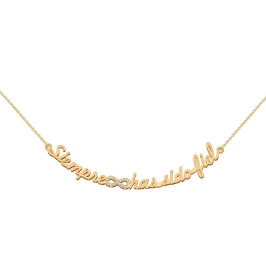Siempre has sido fiel necklace