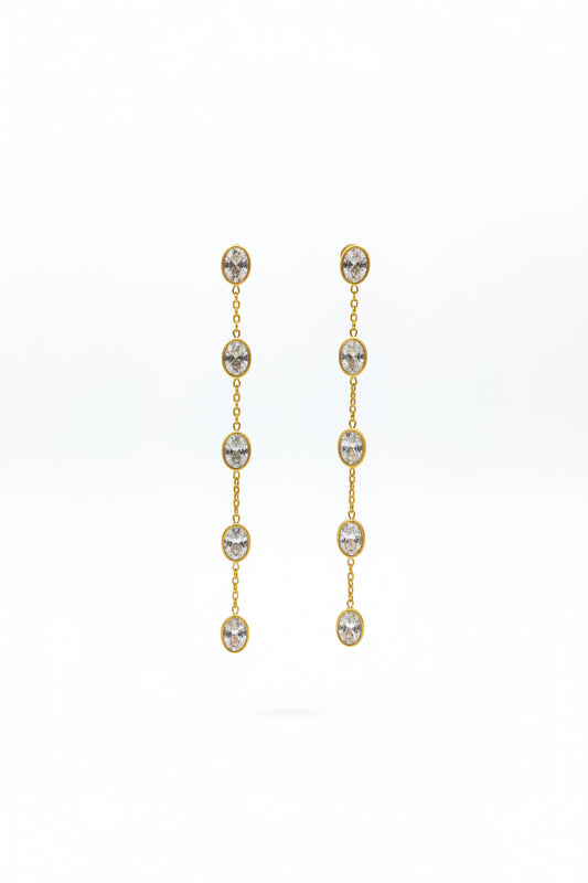The Oval Link Earrings