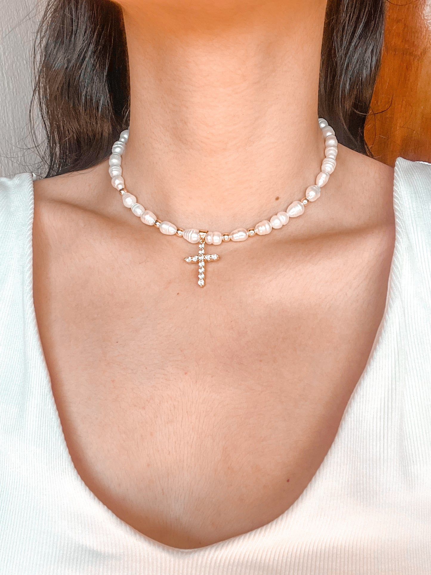 White Misericordia Necklace